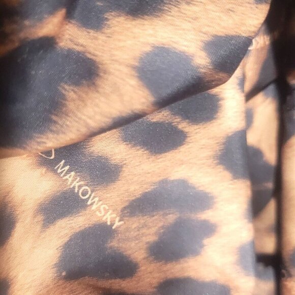 B-Makowski Black Buckled Shoulder Bag - Mixed Leather/Fabric - Picture 13 of 16